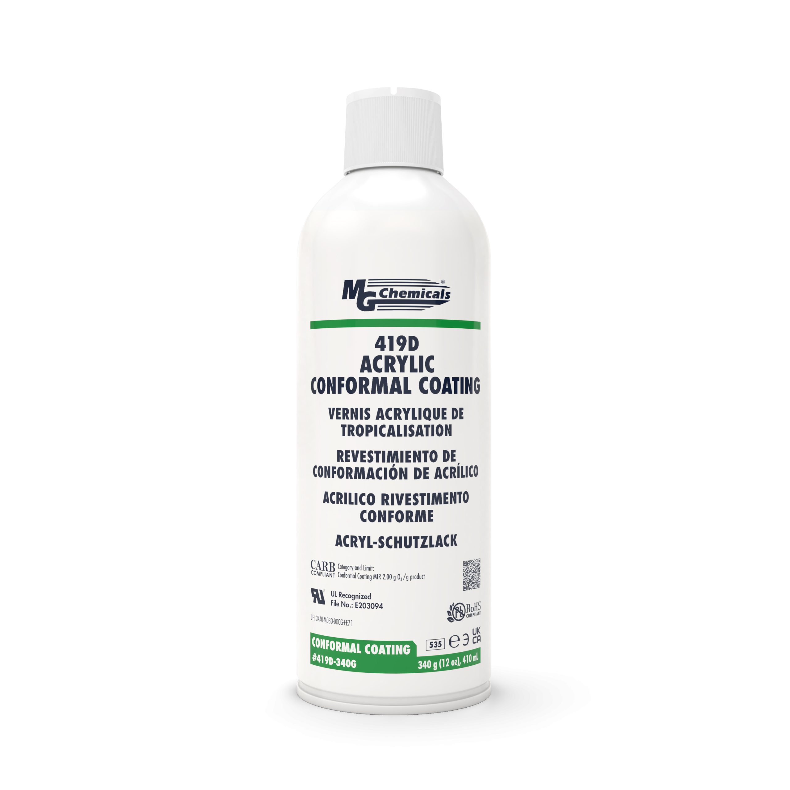 MG Chemicals 419D-340G PREMIUM CONFORMAL ACRYLIC COATING AEROSOL