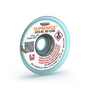 NO CLEAN SUPER WICK 424-NS - 1.5M (5') YELLOW 1.27mm Width