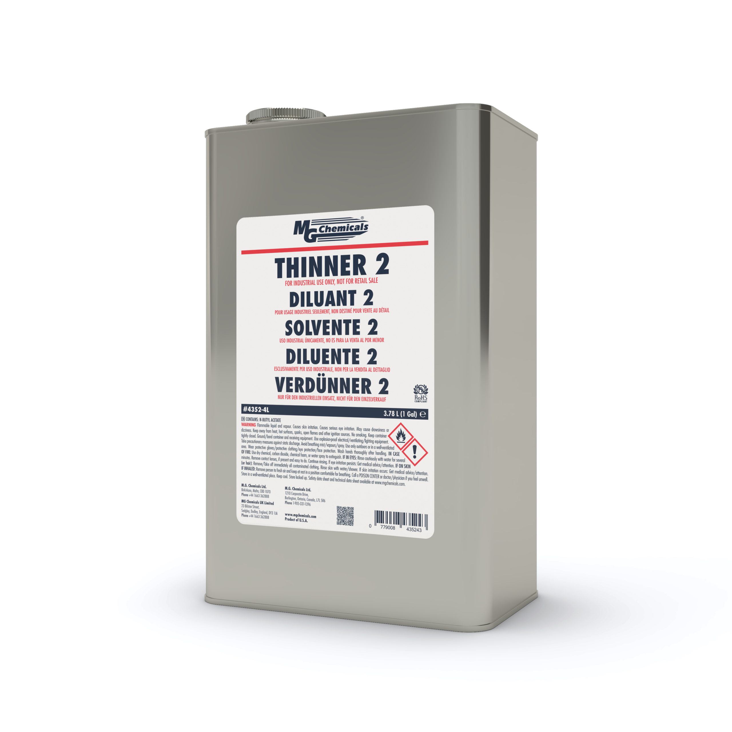 THINNER SOLVENT (TYPE 2) 4352-4L