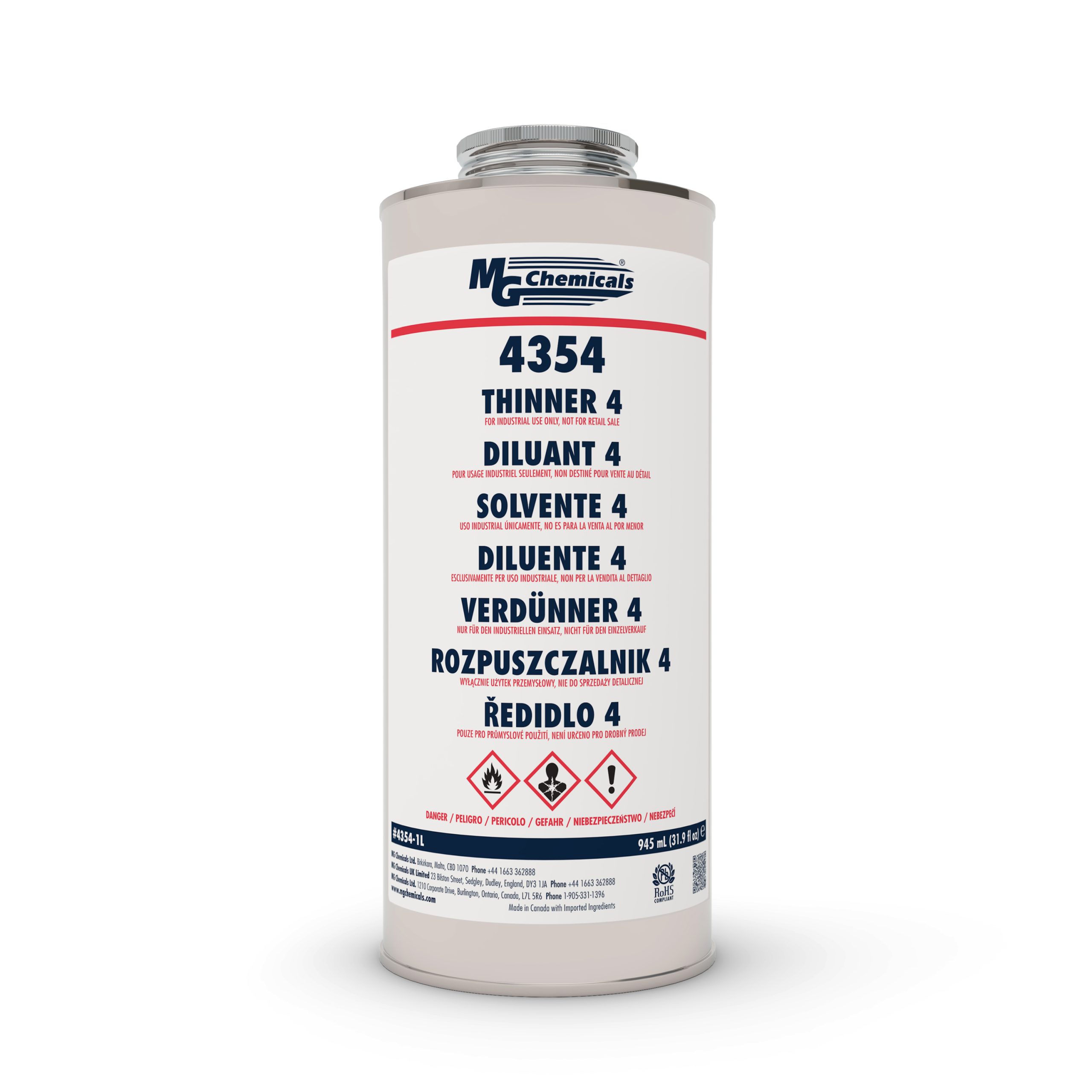 THINNER SOLVENT (TYPE 4) 4354-1L