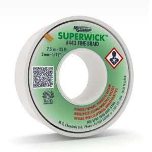 MG Chemicals Super Wick #3 Green Solder Desolder Braid 7.62M Static Free #443