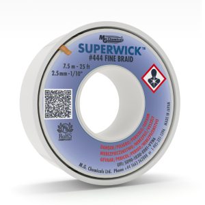 MG Chemicals Super Wick #4 Blue Solder Desolder Braid 7.62M Static Free #444