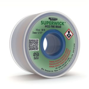MG Chemicals Super Wick #3 Green Solder Desolder Braid 15.24M Static Free #453
