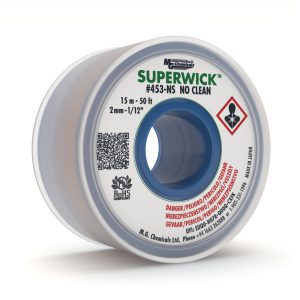MG Chemicals Super Wick #3 Green Solder Desolder Braid 15.24M Static Free No Clean #453-NS