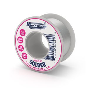 Leaded Solder Wire Roll 0.635mm Dia. 227g Sn60 / Pb40 4894-227G