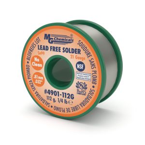 Lead Free Solder Wire Roll 0.81mm Dia. 112g SN99 No Clean 4901-112G