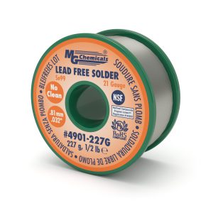 Lead Free Solder Wire Roll 0.81mm Dia. 227g SN99 No Clean 4901-227G