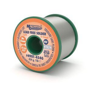 Lead Free Solder Wire Roll 0.81mm Dia. 454g SN99 No Clean 4901-454G