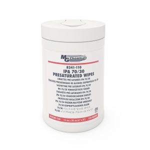 8241-110 MG Chemicals Stencil Wipes 70/30 Isopropyl Alcohol Presaturated IPA Wipes