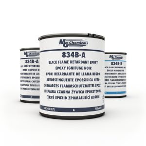 MG Chemicals 834B-375ML Black Flame Retardant Epoxy