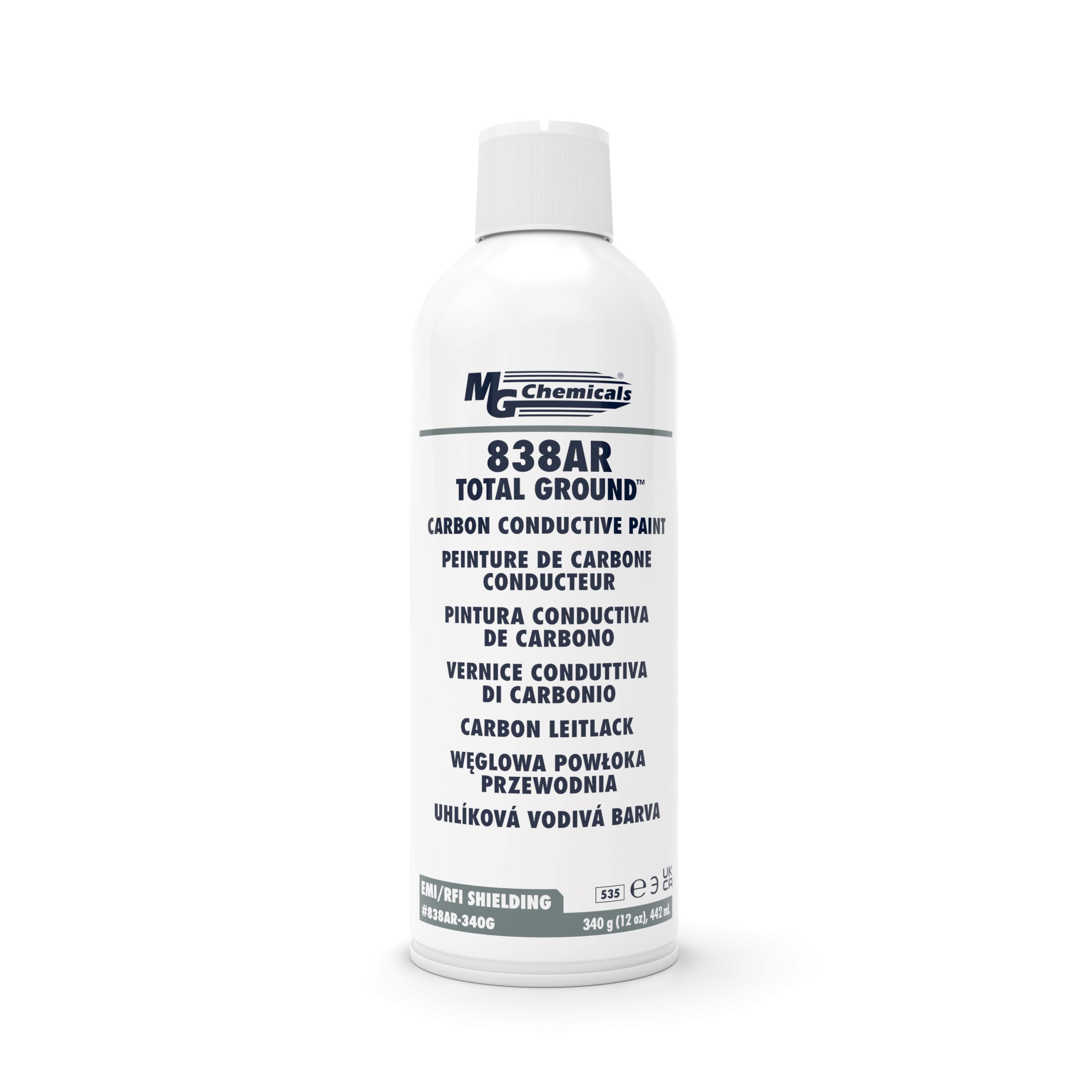 838AR-340G Total Ground Carbon Conductive Coating Aerosol