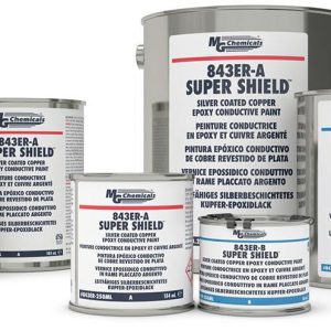 SUPER SHIELD SILVER COATED COPPER CONDUCTIVE COATING EPOXY BASE 843ER
