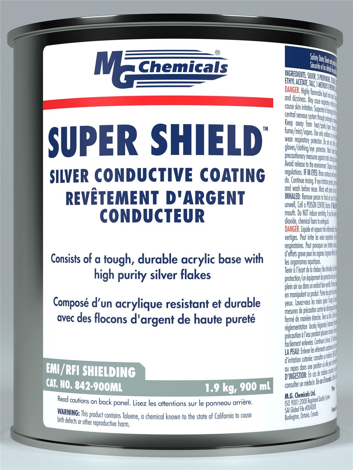 Super Shield Silver Conductive Coating Liquid 842-900ML