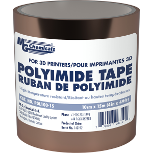 Polyimide High Temperature Insulation Tape by MG Chemicals W:100mm L:15 metres