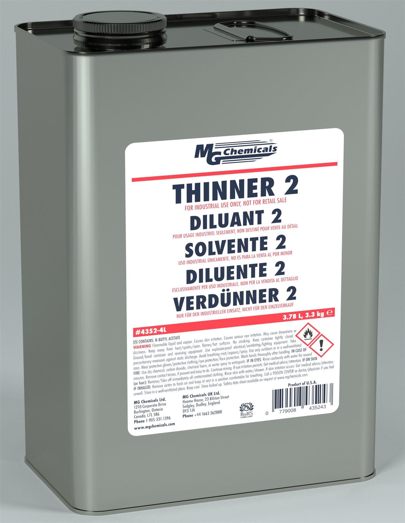 THINNER SOLVENT (TYPE 2) 4352-4L - Image 4