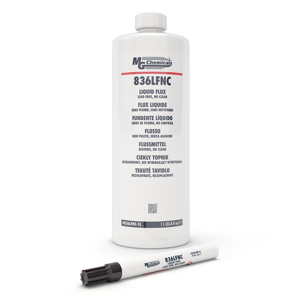 MG Chemicals 836LFNC – Lead-Free No-Clean Flux 1 Litre Bottle - Image 2