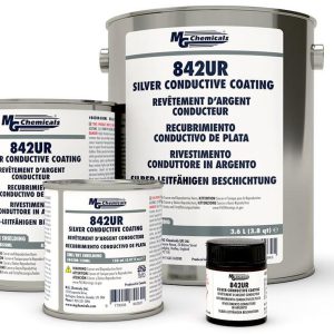 MG Chemicals 842UR-12ML one-part heat cured silver polyurethane coating Silver Print