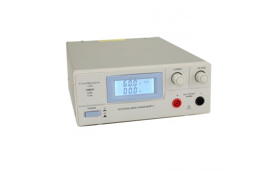Switch Mode DC Bench Power Supply Adjustable 0-60V 0-10A CSI 6010SW