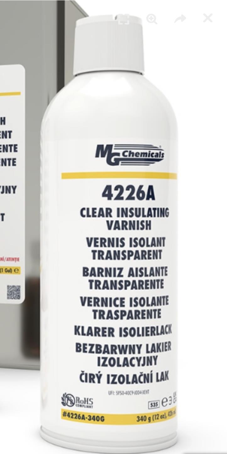 MG Chemicals 4226A-340G Clear Insulating Varnish Aerosol - Image 2
