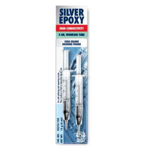 (HS-3907.30.0000) SILVER CONDUCTIVE EPOXY, 4 HR POT LIFE, HIGH CONDUCTIVITY