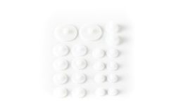 Assorted Plastic Twin Gear Set - 0.5 module (2.05mm ID) (20 pcs)