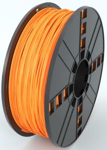 Premium PLA 3D Printer Filament 1.75mm, 1kg spool - Bright Orange