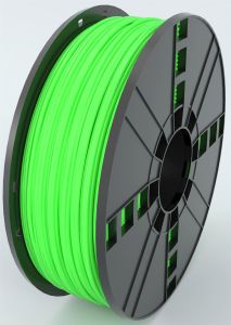 Premium ABS 3D Printer Filament 3.00mm, 1.00kg spool - Bright Green