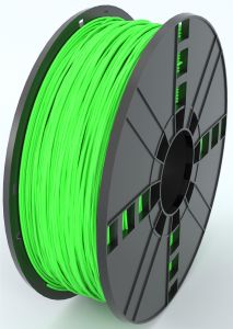 Premium PLA 3D Printer Filament 1.75mm, 1kg spool - Bright Green