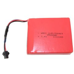 Replacement battery for Hantek handheld DSO oscilloscopes (2-wire)