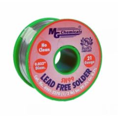Lead Free Solder Wire Roll 0.81mm Dia. 454g SN99 No Clean 4901-454G