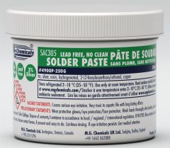 Lead Free No Clean Solder Paste Tub by MG Chemicals 4900P-250G