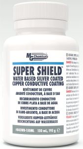 SUPER SHIELD Silver Coated Copper Conductive Coating WATER Base 843WB-150ML MG Chemicals