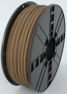 Premium ABS 3D Printer Filament 3.00mm, 1.00kg spool - Brown
