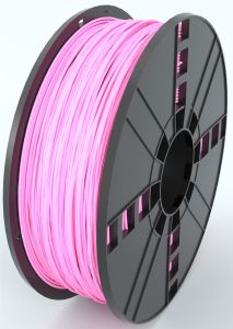 Premium ABS 3D Printer Filament 1.75mm, 1.00kg spool - Bright Pink