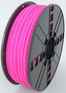 Premium ABS 3D Printer Filament 3.00mm, 1.00kg spool - Bright Pink